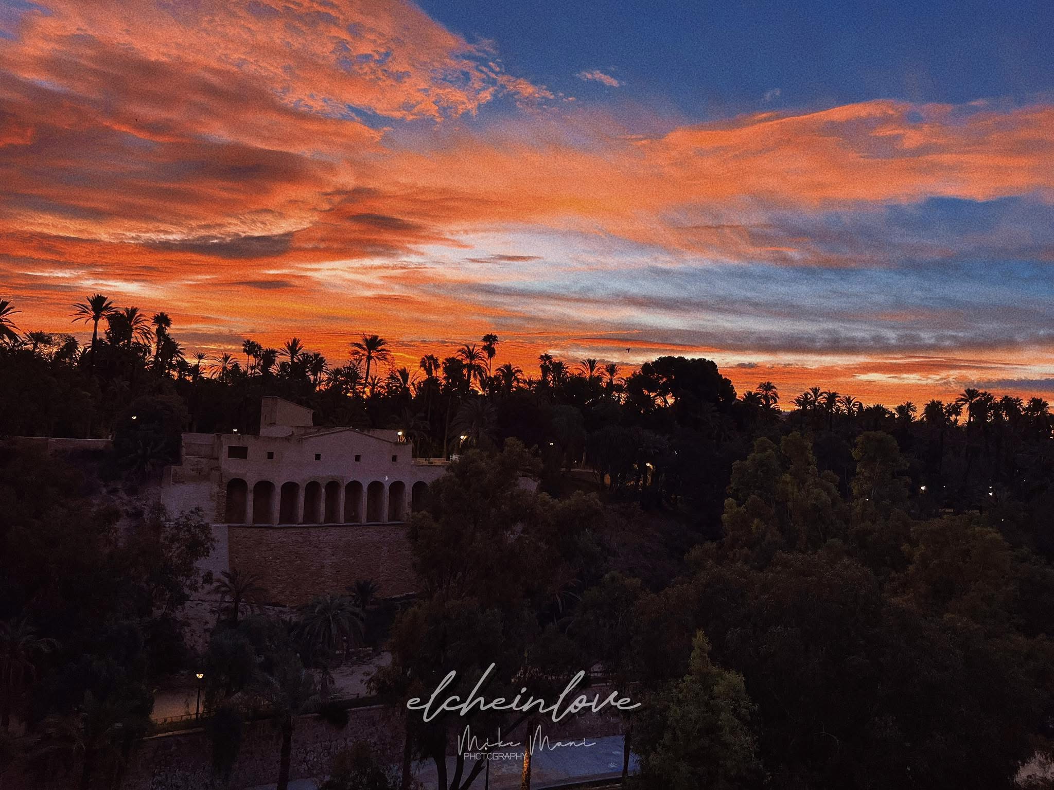 Amanecer moli reial en Elche